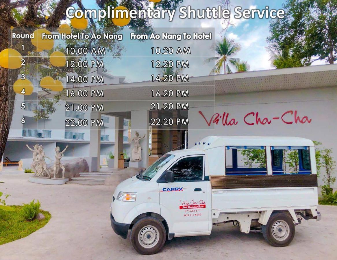 Villa Cha-Cha Krabi Beachfront Resort Ao Nam Mao Bagian luar foto